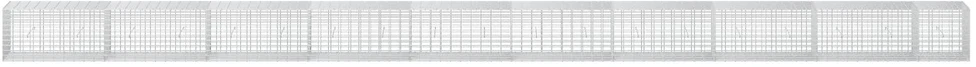 Gabionas su 3,5 mm viela ir 5x10 cm tinkleliu 950x50x50 cm