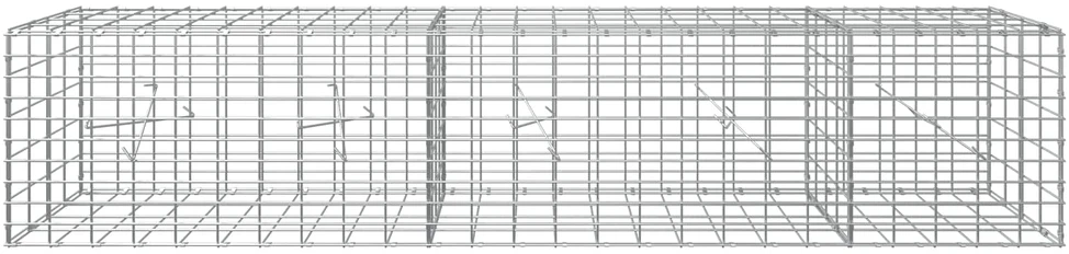 Gabionas su 3,5 mm viela ir 5x10 cm tinkleliu 250x20x50 cm