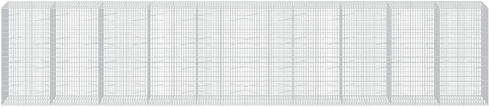 Gabionas su 3,5 mm viela ir 5x10 cm tinkleliu 1000x100x200 cm