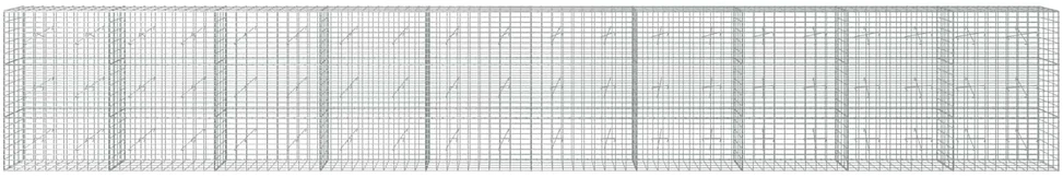 Gabionas su 3,5 mm viela ir 5x10 cm tinkleliu 1000x20x150 cm