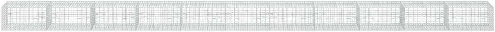 Gabionas su 3,5 mm viela ir 5x10 cm tinkleliu 1100x100x50 cm