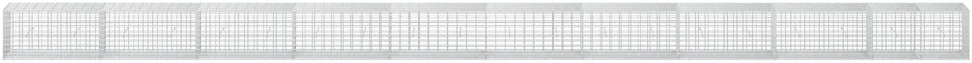 Gabionas su 3,5 mm viela ir 5x10 cm tinkleliu 1000x50x50 cm