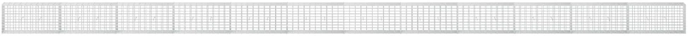 Gabionas su 3,5 mm viela ir 5x10 cm tinkleliu 1200x30x50 cm