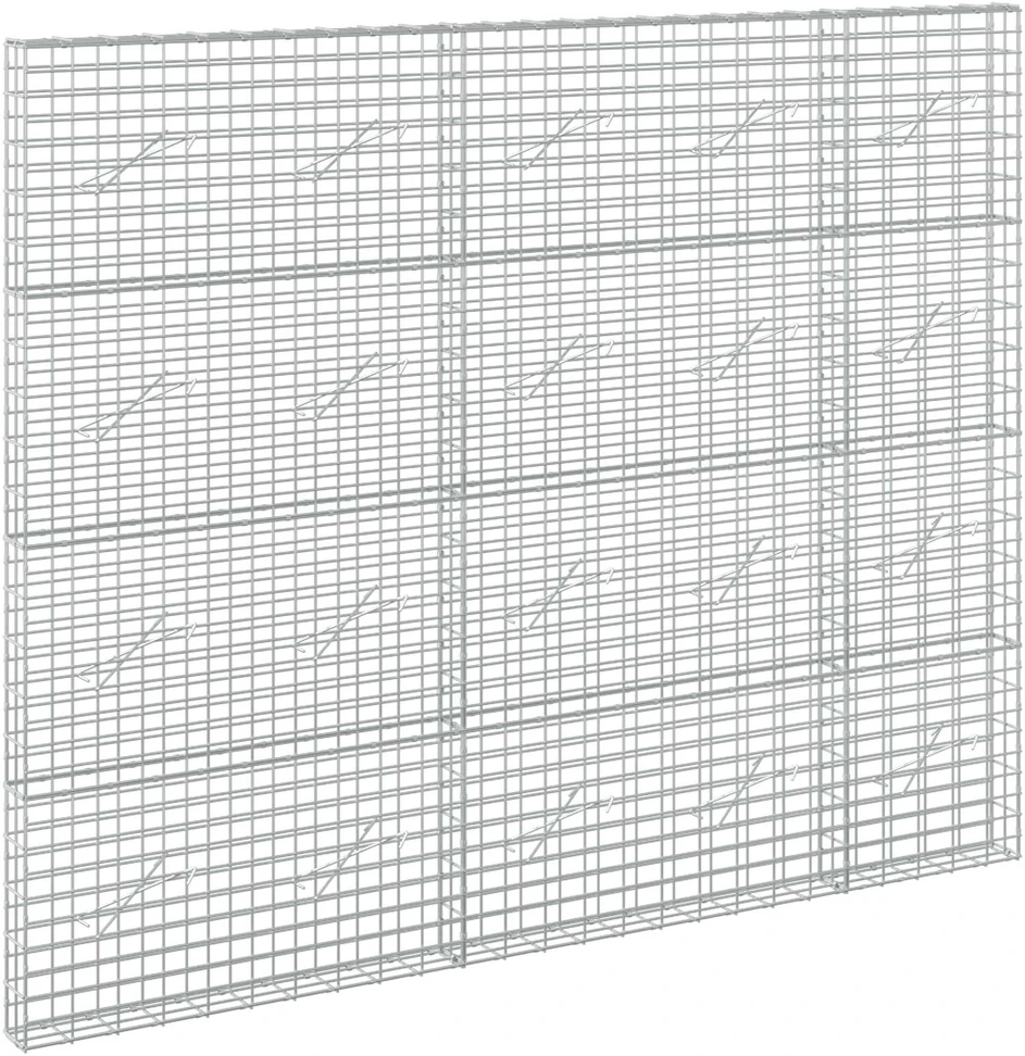 Gabionas su 3,5 mm viela ir 5x10 cm tinkleliu 250x10x200 cm