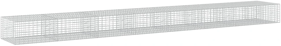 Gabionas su 3,5 mm viela ir 5x10 cm tinkleliu 750x100x50 cm