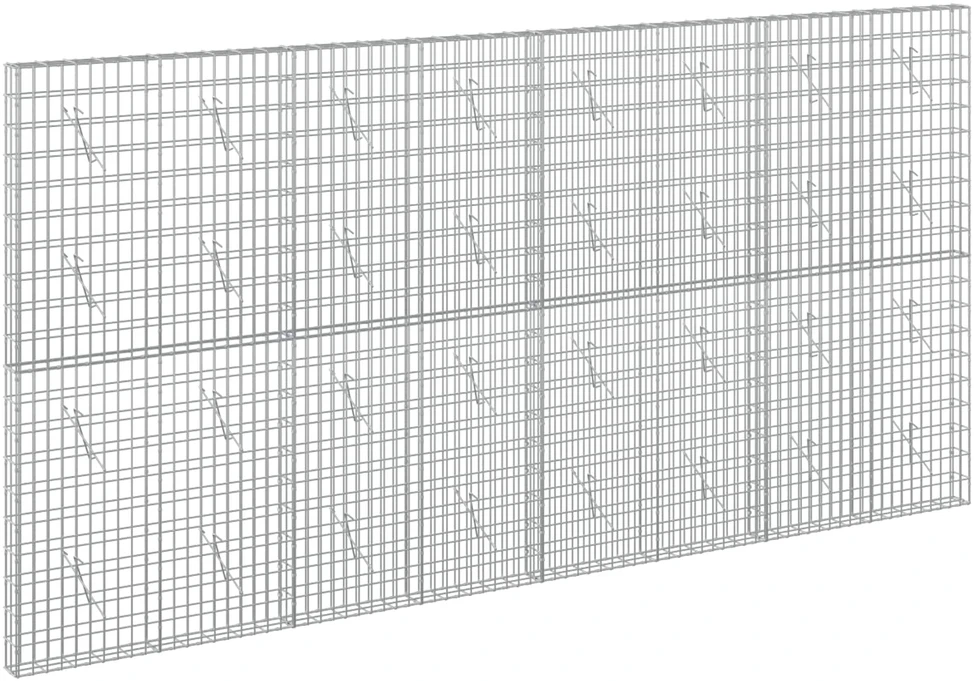 Gabionas su 3,5 mm viela ir 5x10 cm tinkleliu 400x10x200 cm