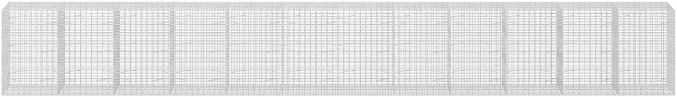 Gabionas su 3,5 mm viela ir 5x10 cm tinkleliu 1200x100x150 cm