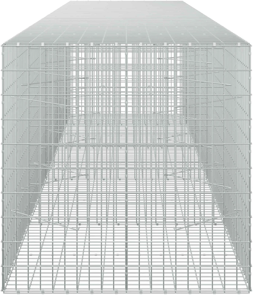 Gabionas su 3,5 mm viela ir 5x10 cm tinkleliu 450x100x100 cm