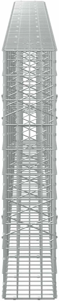 Gabionas su 3,5 mm viela ir 5x10 cm tinkleliu 600x20x100 cm