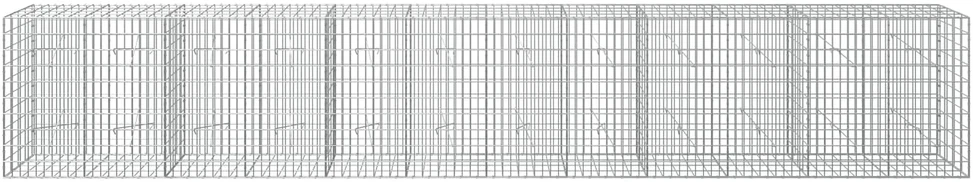 Gabionas su 3,5 mm viela ir 5x10 cm tinkleliu 600x20x100 cm