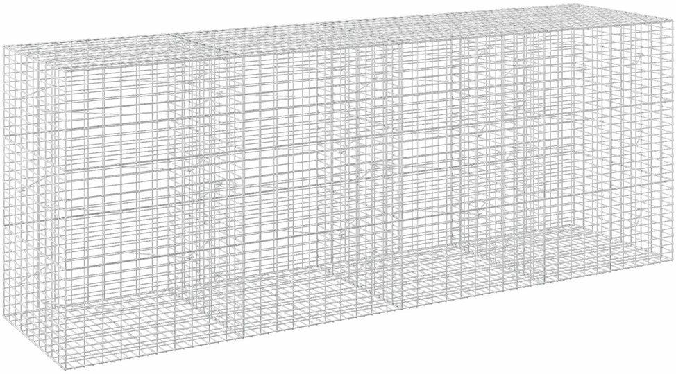 Gabionas su 3,5 mm viela ir 5x10 cm tinkleliu 400x100x150 cm