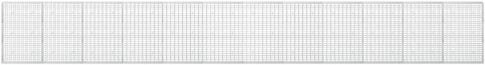 Gabionas su 3,5 mm viela ir 5x10 cm tinkleliu 1200x30x150 cm