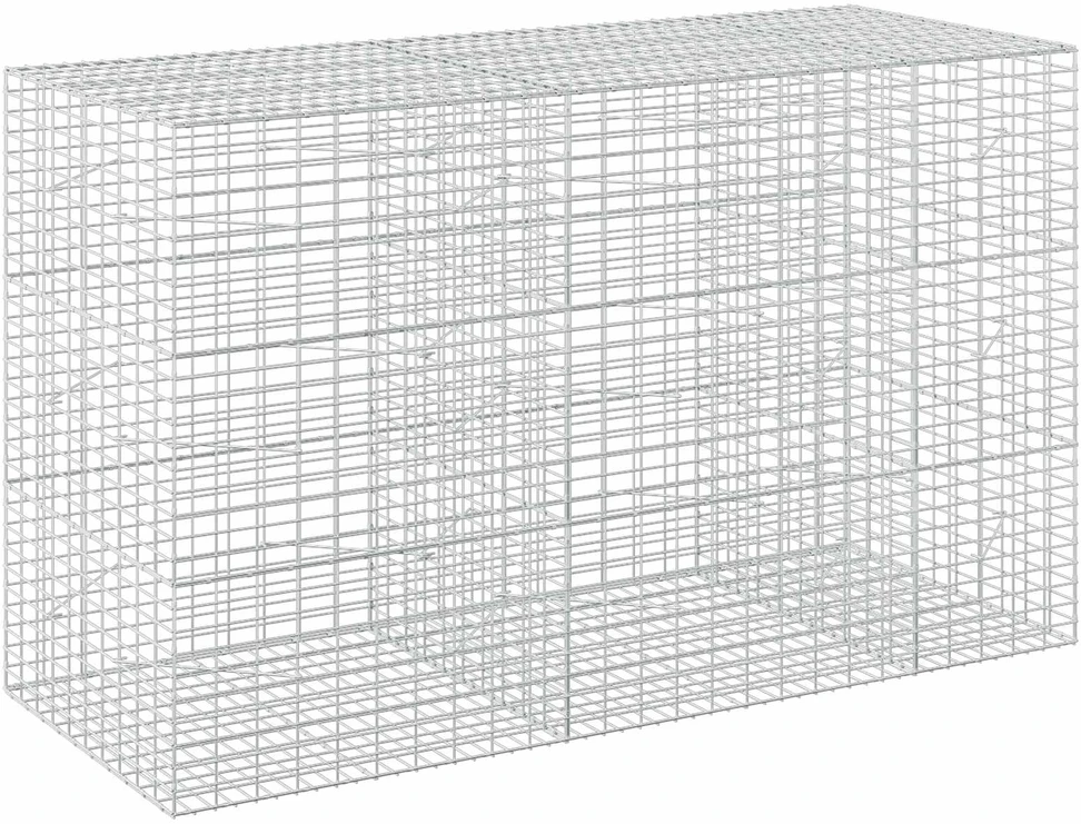 Gabionas su 3,5 mm viela ir 5x10 cm tinkleliu 250x100x150 cm