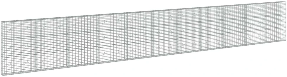 Gabionas su 3,5 mm viela ir 5x10 cm tinkleliu 1100x20x150 cm