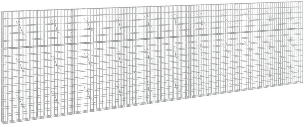 Gabionas su 3,5 mm viela ir 5x10 cm tinkleliu 550x10x150 cm