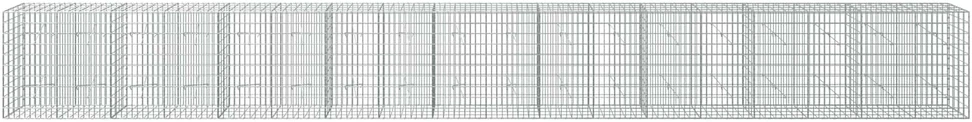 Gabionas su 3,5 mm viela ir 5x10 cm tinkleliu 900x20x100 cm