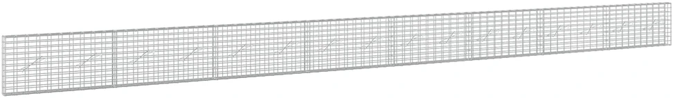 Gabionas su 3,5 mm viela ir 5x10 cm tinkleliu 800x10x50 cm