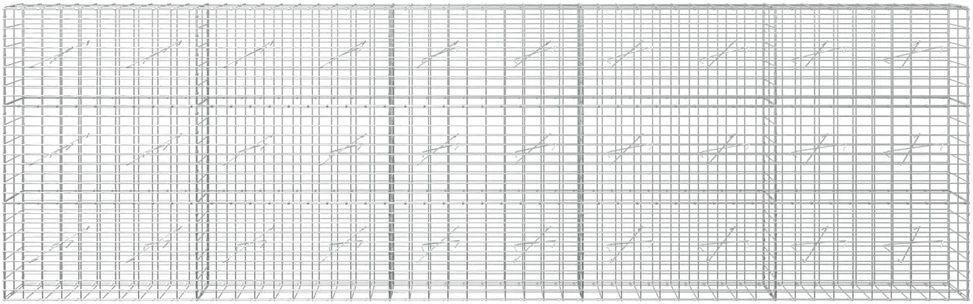 Gabionas su 3,5 mm viela ir 5x10 cm tinkleliu 500x10x150 cm