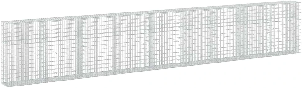 Gabionas su 3,5 mm viela ir 5x10 cm tinkleliu 900x50x150 cm