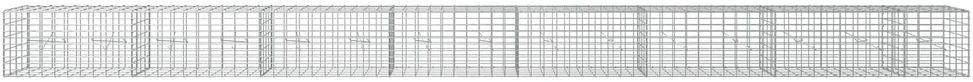 Gabionas su 3,5 mm viela ir 5x10 cm tinkleliu 750x20x50 cm