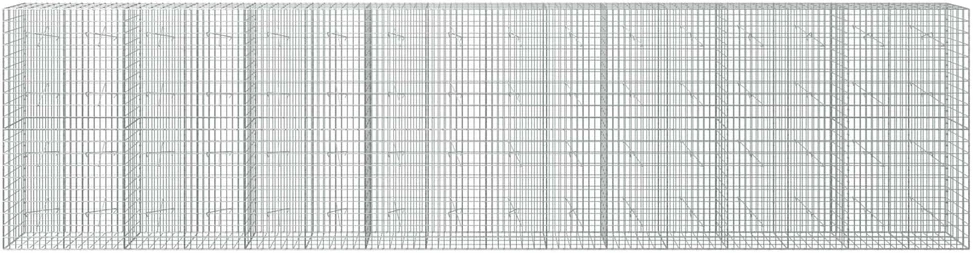 Gabionas su 3,5 mm viela ir 5x10 cm tinkleliu 800x20x200 cm