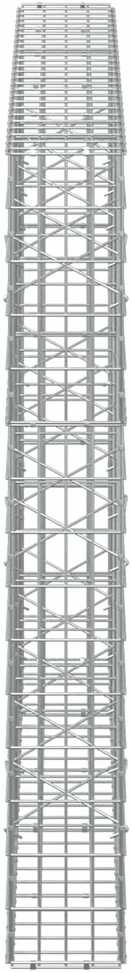 Gabionas su 3,5 mm viela ir 5x10 cm tinkleliu 250x20x150 cm