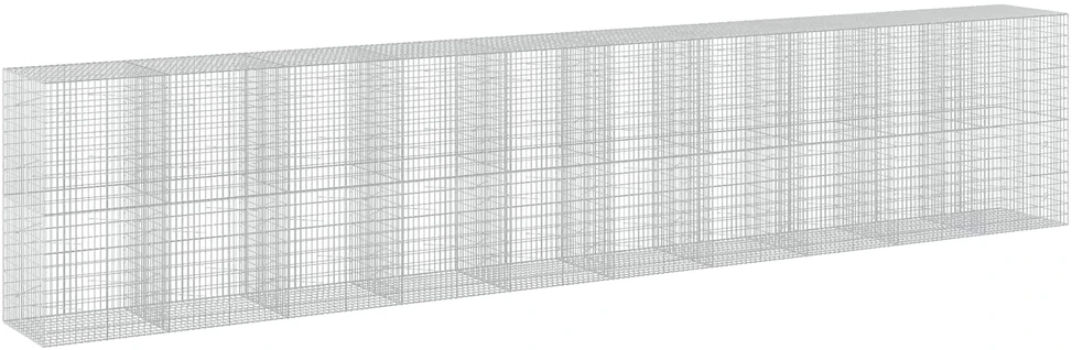 Gabionas su 3,5 mm viela ir 5x10 cm tinkleliu 1000x100x200 cm