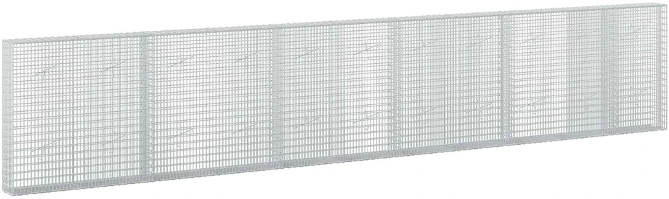 Gabionas su 3,5 mm viela ir 5x2,5 cm tinkleliu 550x20x100 cm