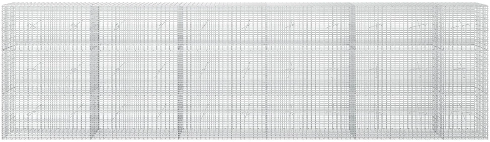 Gabionas su 3,5 mm viela ir 5x2,5 cm tinkleliu 550x20x150 cm