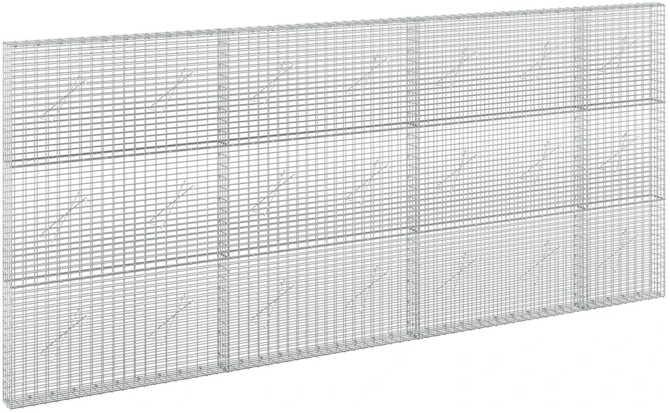 Gabionas su 3,5 mm viela ir 5x2,5 cm tinkleliu 350x10x150 cm