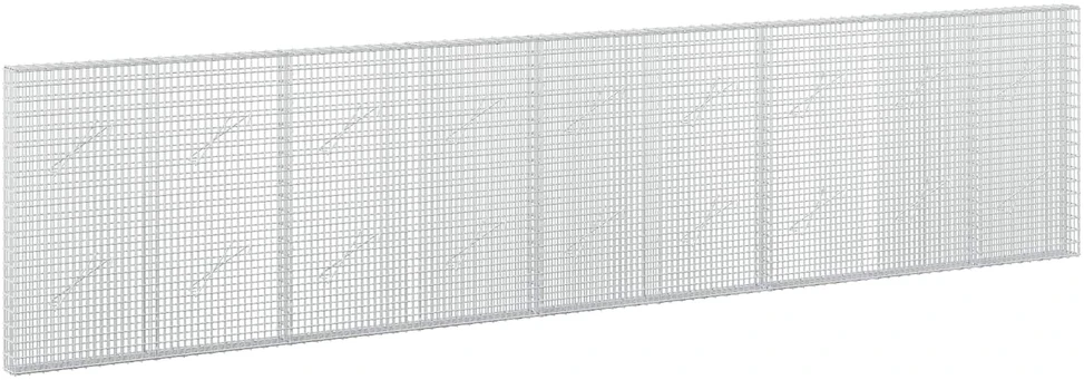 Gabionas su 3,5 mm viela ir 5x2,5 cm tinkleliu 450x10x100 cm