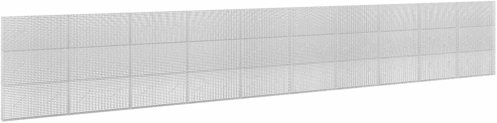 Gabionas su 3,5 mm viela ir 5x2,5 cm tinkleliu 1000x10x150 cm