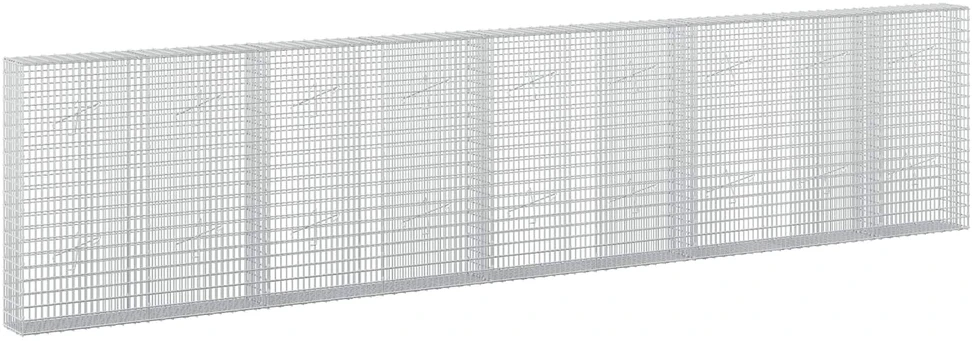 Gabionas su 3,5 mm viela ir 5x2,5 cm tinkleliu 450x20x100 cm