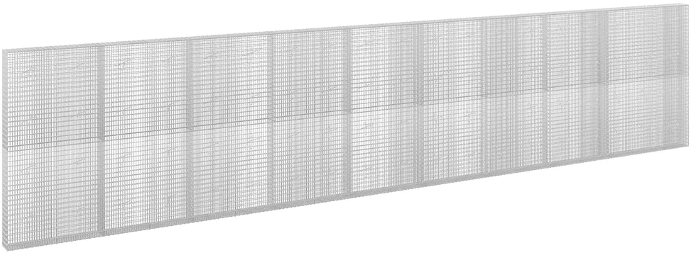 Gabionas su 3,5 mm viela ir 5x2,5 cm tinkleliu 950x20x200 cm