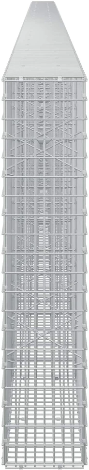 Gabionas su 3,5 mm viela ir 5x2,5 cm tinkleliu 1200x20x100 cm