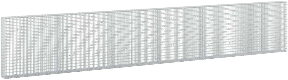 Gabionas su 3,5 mm viela ir 5x2,5 cm tinkleliu 600x20x100 cm