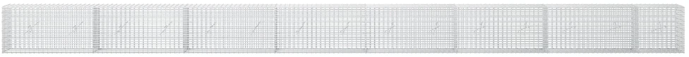 Gabionas su 3,5 mm viela ir 5x2,5 cm tinkleliu 750x20x50 cm
