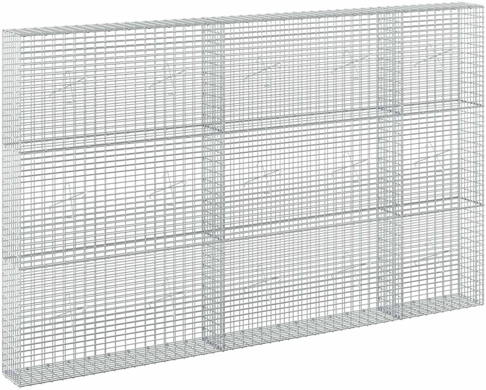 Gabionas su 3,5 mm viela ir 5x2,5 cm tinkleliu 250x20x150 cm