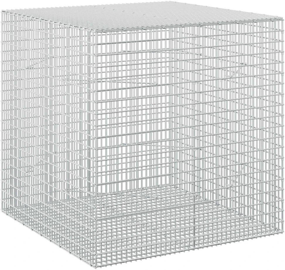 Gabionas su 3,5 mm viela ir 5x2,5 cm tinkleliu 100x100x100 cm