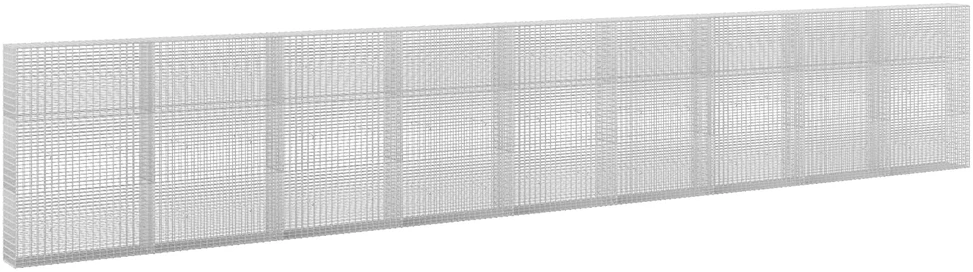 Gabionas su 3,5 mm viela ir 5x2,5 cm tinkleliu 900x30x150 cm