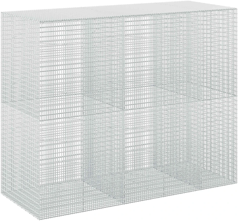 Gabionas su 3,5 mm viela ir 5x2,5 cm tinkleliu 250x100x200 cm