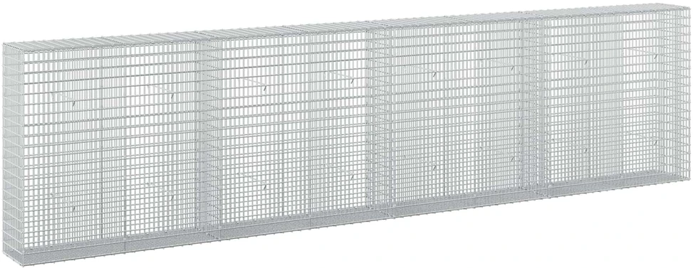 Gabionas su 3,5 mm viela ir 5x2,5 cm tinkleliu 400x30x100 cm