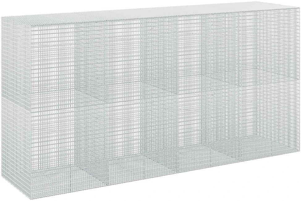Gabionas su 3,5 mm viela ir 5x2,5 cm tinkleliu 400x100x200 cm