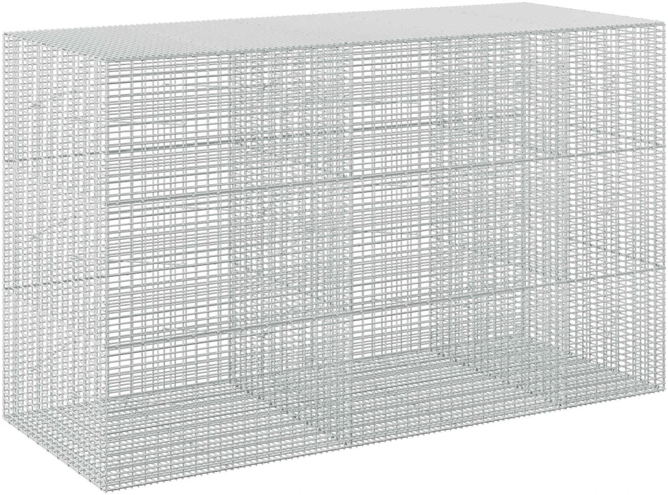 Gabionas su 3,5 mm viela ir 5x2,5 cm tinkleliu 250x100x150 cm
