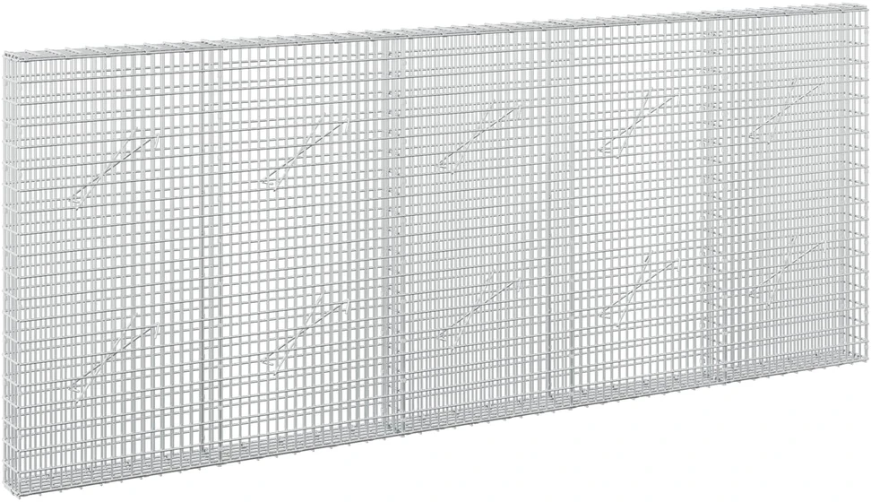Gabionas su 3,5 mm viela ir 5x2,5 cm tinkleliu 250x10x100 cm