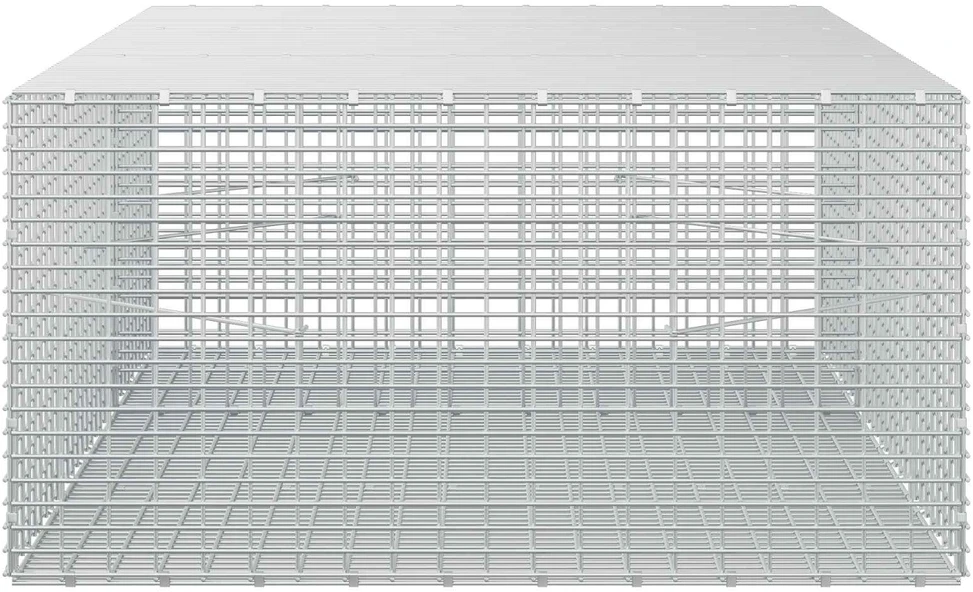 Gabionas su 3,5 mm viela ir 5x2,5 cm tinkleliu 150x100x50 cm