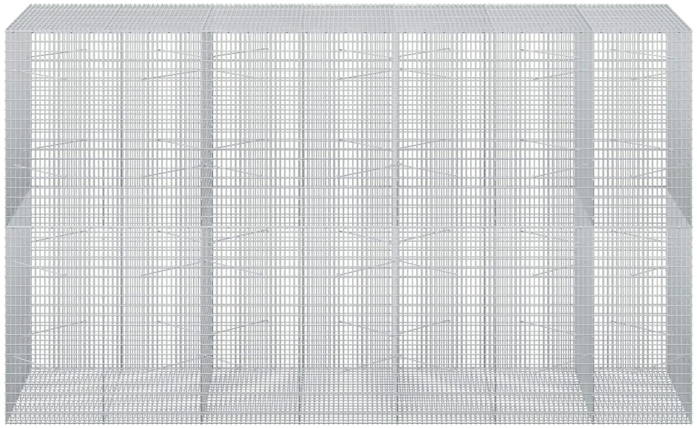 Gabionas su 3,5 mm viela ir 5x2,5 cm tinkleliu 350x100x200 cm