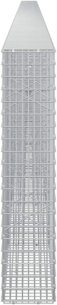 Gabionas su 3,5 mm viela ir 5x2,5 cm tinkleliu 1100x20x100 cm