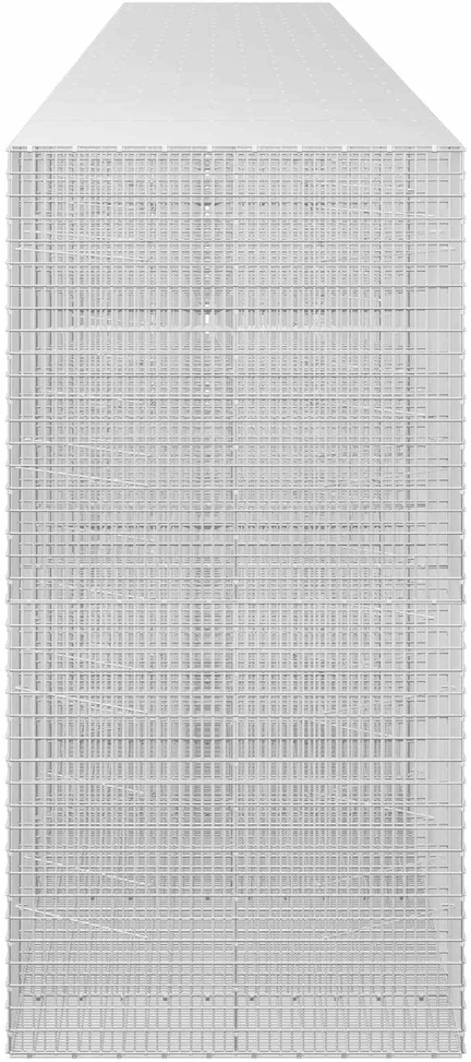 Gabionas su 3,5 mm viela ir 5x2,5 cm tinkleliu 1150x100x200 cm