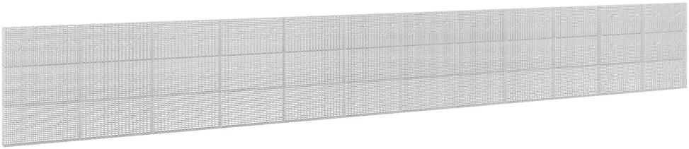 Gabionas su 3,5 mm viela ir 5x2,5 cm tinkleliu 1200x10x150 cm